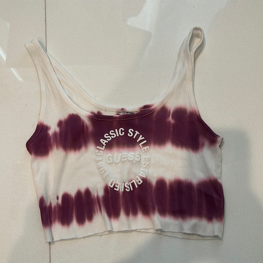 Guess crop tank top